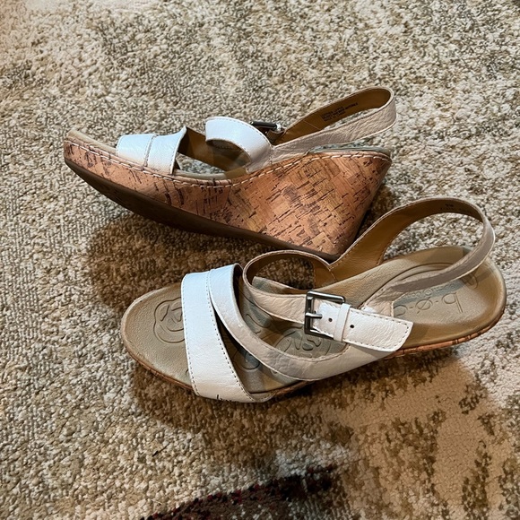 BOC White leather sandals - Picture 3 of 5